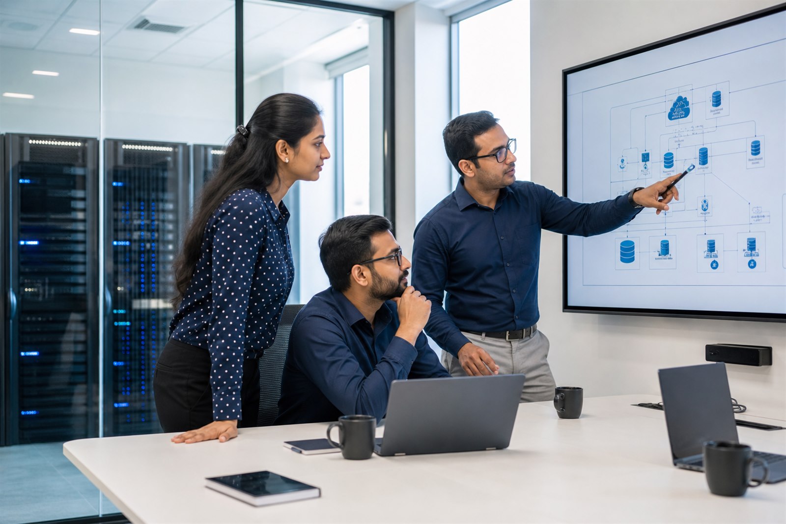 Pcnet Infotech IT solutions team in Ahmedabad