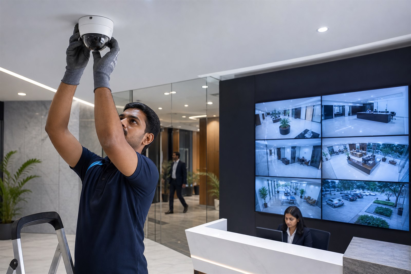 CCTV surveillance cameras for business security